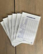 Yatzee geplastificeerde score kaarten, Ophalen of Verzenden, Zo goed als nieuw