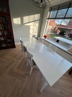 Ikea Eettafel Ingatorp ( uitschuifbaar ) met stoelen -ZGAN, Ophalen, 200 cm of meer, 50 tot 100 cm, Zo goed als nieuw