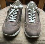 Dames leren sneakers met ritsje 👟, Bruin, Ophalen of Verzenden, Aco, Sneakers of Gympen