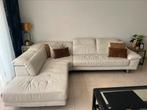 Natuzzi hoekbank wit, Ophalen, Gebruikt, Leer