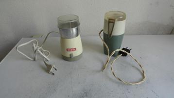 Koffiemolentjes Inventum en Philips vintage elektrisch beschikbaar voor biedingen
