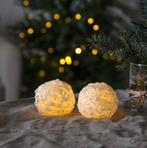 Sirius LED Sneeuwbal Kaarsen Set - Timer - Wit, Overige materialen, Ophalen of Verzenden, Zo goed als nieuw, Crème