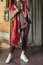 Prachtige oversized grote wollen sjaal vib uniek siyu, Kleding | Dames, Ophalen of Verzenden, Zo goed als nieuw, Maat 46/48 (XL) of groter