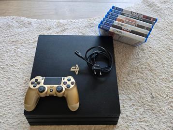 Playstation 4 Pro 250GB geheugen + controller en spellen beschikbaar voor biedingen