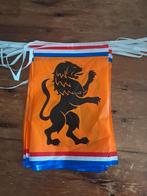 Oranje leeuw Nederlandse vlaggenlijn (ongeveer 6-8 meter), Diversen, Vlaggen en Wimpels, Ophalen, Gebruikt