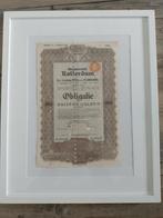 1000 gulden obligatie Rotterdam 1930, Ophalen of Verzenden
