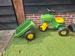 Tractor/trekker/John Deere met aanhanger, Kinderen en Baby's, Speelgoed | Buiten | Skelters, Ophalen, Gebruikt, Overige merken