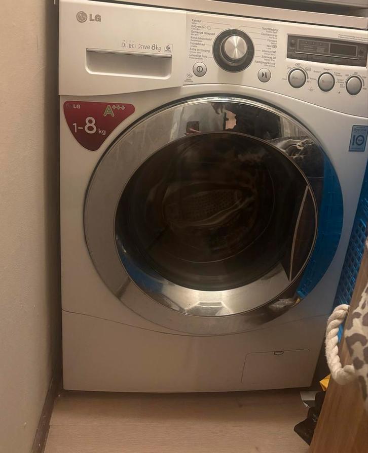 LG Wasmachine - Direct Drive 8kg, Witgoed en Apparatuur, Wasmachines, Gebruikt, Voorlader, 6 tot 8 kg, 85 tot 90 cm, 1200 tot 1600 toeren