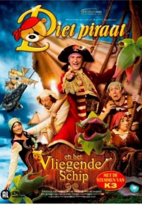 Piet Piraat En Het Vliegende Schip studio100, Cd's en Dvd's, Dvd's | Kinderen en Jeugd, Gebruikt, Avontuur, Alle leeftijden, Ophalen of Verzenden