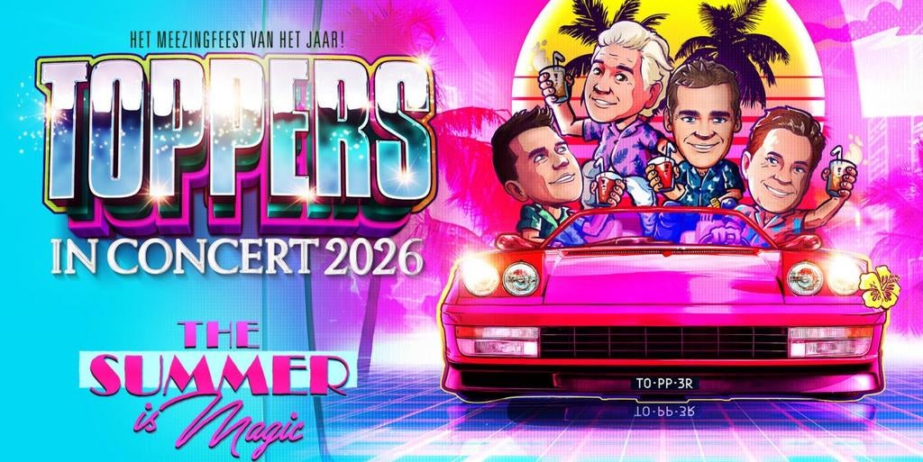 2 tickets (zitplaatsen 2e ring) voor de Toppers in concert., Twee personen