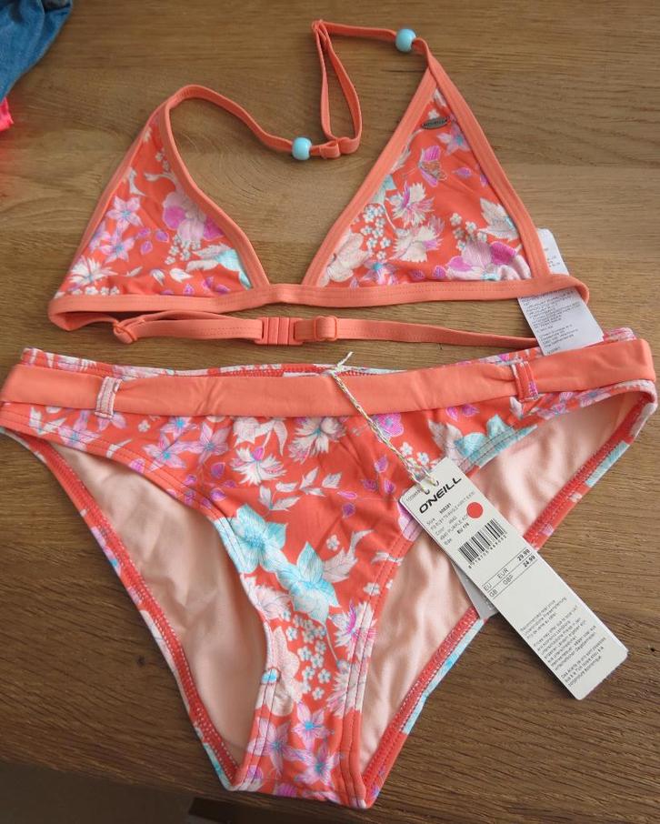 O'Neill Bikini Zalm Roze Bloem Flowers 164 meisje nieuw Mooi, Kinderen en Baby's, Kinderkleding | Maat 164, Nieuw, Meisje, Sport- of Zwemkleding