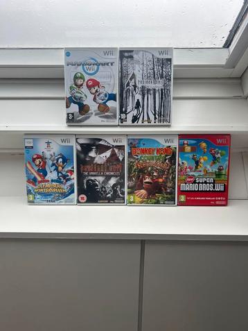 Wii Games - Gebruikt 6 stuks zie foto’s beschikbaar voor biedingen