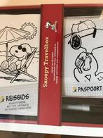 Snoopy travelbox met pen notitieboekje en paspoorthoes, Nieuw, Ophalen of Verzenden