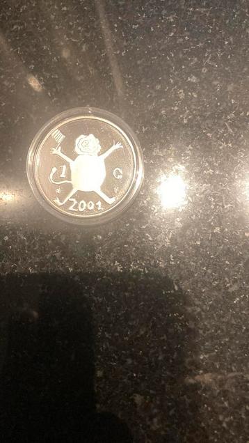 Speciale 1 gulden munt uit 2001 (Beatrix) beschikbaar voor biedingen