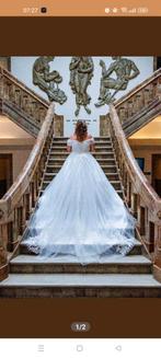 Trouwjurken, Ophalen of Verzenden, Gedragen, Wit, Trouwjurk