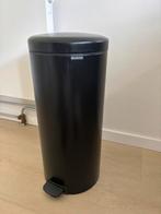 Brabantia prullenbak - Zwart 30 liter, Huis en Inrichting, Woonaccessoires | Prullenbakken, Ophalen, Met pedaal, 50 tot 75 cm