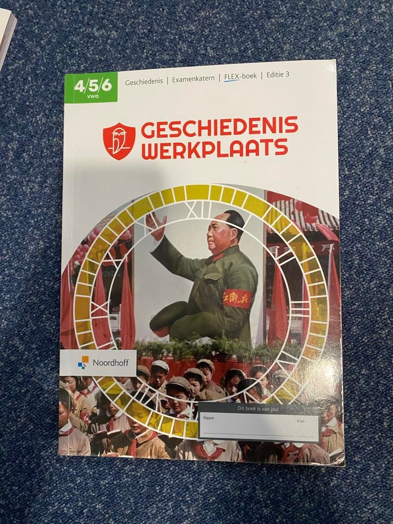 Examenkatern Geschiedenis Werkplaats VWO 4/5/6 - Editie 3, Ophalen of Verzenden, Zo goed als nieuw, VWO, Geschiedenis