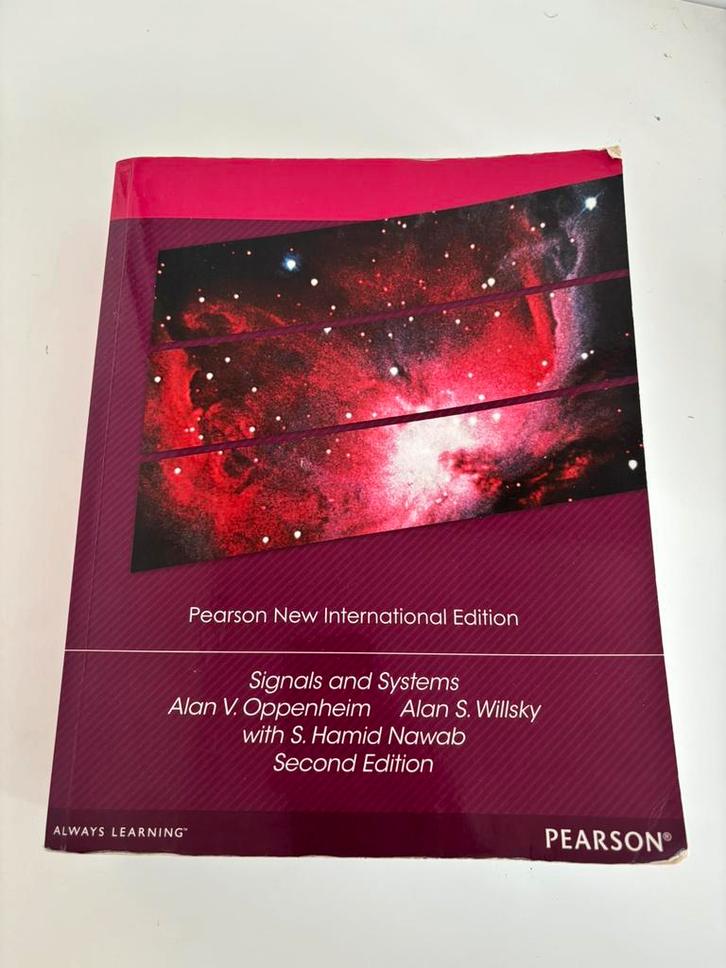 Signals and Systems Pearson new international edition (2e), Boeken, Studieboeken en Cursussen, Zo goed als nieuw, WO, Beta, Ophalen of Verzenden