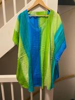 ZACHT GROEN STRIPED KATOEN KAFTAN, MAAT; L/XL, Ophalen of Verzenden, Nieuw, Maat 42/44 (L), Groen