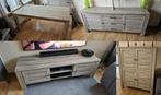 Inboedel Woonkamer Tv-Buffet-Dressoirkasten en Eetkamertafel, Huis en Inrichting, Complete inboedels, Ophalen