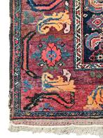 Handgeknoopt Perzisch wol Antiek Bachtiar tapijt 103x185cm, Antiek en Kunst, Ophalen of Verzenden