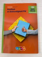 Kwaliteit en deskundigheid PW, Verzenden, Zo goed als nieuw, Overige niveaus