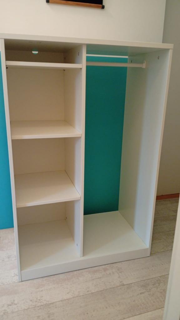 Syvde kledingkast, wit (Ikea) - 80x48x123 cm, Huis en Inrichting, Kasten | Kledingkasten, Gebruikt, 100 tot 150 cm, 50 tot 100 cm