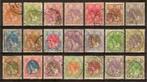 Nederland NVPH nr 56/76 gestempeld Koningin Wilhelmina 1899, Verzenden, T/m 1940, Gestempeld