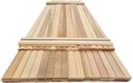 11.85 m2 Dubbel Rhombusprofiel - Red Cedar - nr: HP439, Ophalen, Nieuw, Planken