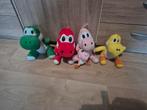 4 super mario yoshi knuffels + sleutelhanger, Ophalen of Verzenden, Zo goed als nieuw, Overige typen
