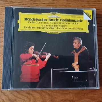 CD Mendelssohn Bruch Violinkonzerte beschikbaar voor biedingen