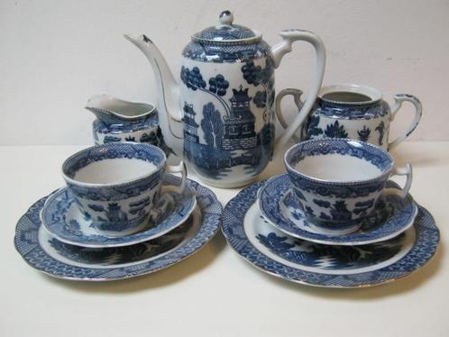 Real Old Willow theeservies, Antiek en Kunst, Antiek | Servies los, Ophalen