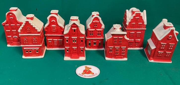 Postcodeloterij huisjes, nr. 1 t/m 8, Diversen, Kerst, Nieuw, Ophalen of Verzenden