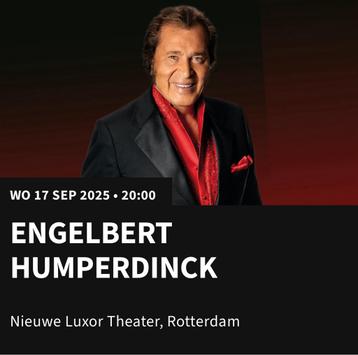 2 kaartjes tickets Engelbert Humperdink beschikbaar voor biedingen