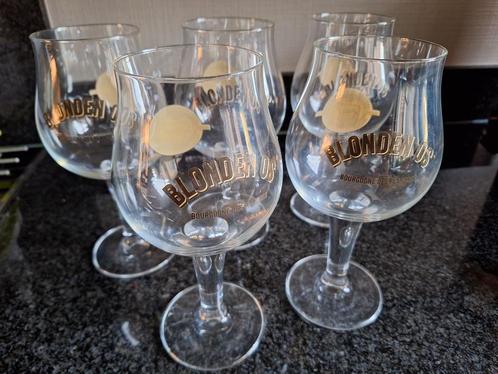 BIERGLAZEN "BLONDEN OS", Verzamelen, Biermerken, Nieuw, Glas of Glazen, Overige merken, Ophalen of Verzenden