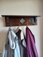 Art Deco Wandkapstok met Spiegeltje, Gebruikt, Minder dan 100 cm, Hout, Ophalen