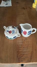 Suikerpot en melkkannetje boerenbont, Ophalen