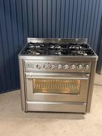 Fornuis Boretti met Gasoven, Witgoed en Apparatuur, Fornuizen, Ophalen, 60 cm of meer, Zo goed als nieuw, Gas