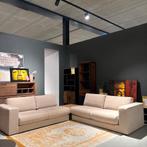 hoekbank room 108 beige lounge stof bank, Ophalen, Japandi, 250 tot 300 cm, Hoekbank