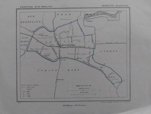 81 / Klaaswaal  Litho uit 1867 van J. Kuyper, Antiek en Kunst, Kunst | Litho's en Zeefdrukken, Ophalen of Verzenden