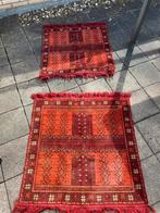 2 oude vintage smyrna kleden, Ophalen, Gebruikt, Vierkant, Binnen