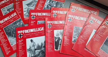 12 Exemplaren Der Freiwillige - Magazine voor ex-SS Leden beschikbaar voor biedingen