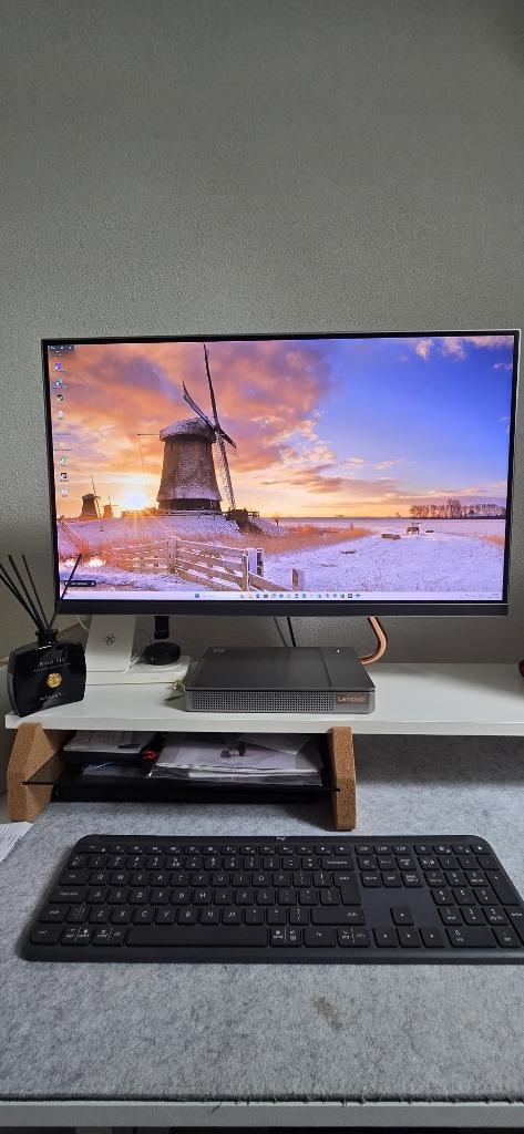 Lenovo IdeaCentre AiO 27 Inch i7-10700T 16GB GTX1650, Computers en Software, Desktop Pc's, Refurbished, 4 Ghz of meer, HDD, SSD