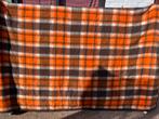 Grote Didas dralon deken oranje bruin 2.40 x 2.30, Huis en Inrichting, Woonaccessoires | Plaids en Woondekens, Ophalen of Verzenden