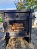 Janus houtkachel 9 kW met pijp en bocht plus asschep, Huis en Inrichting, Ophalen, Gebruikt, Houtkachel, Vrijstaand