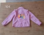 Spijkerjasje met prinsessen maat 104, Kinderen en Baby's, Kinderkleding | Maat 104, Ophalen of Verzenden, Zo goed als nieuw, Meisje