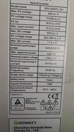Growatt MIN 4200TL-XH /Solaredge optimizers / Solaredge SE7K, Ophalen of Verzenden, Nieuw, Overige typen
