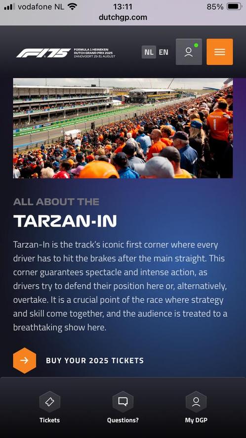 2 Tickets voor de Grandprix van Zandvoort 2025, Tickets en Kaartjes, Evenementen en Festivals, Twee personen
