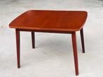 Vintage uitschuifbare tafel Deens design | eettafel jaren 60, 100 tot 150 cm, 50 tot 100 cm, Vijf personen of meer, Niet bekend