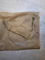 Goud & zilver choker, Ophalen of Verzenden, Zo goed als nieuw, Goud, Overige materialen